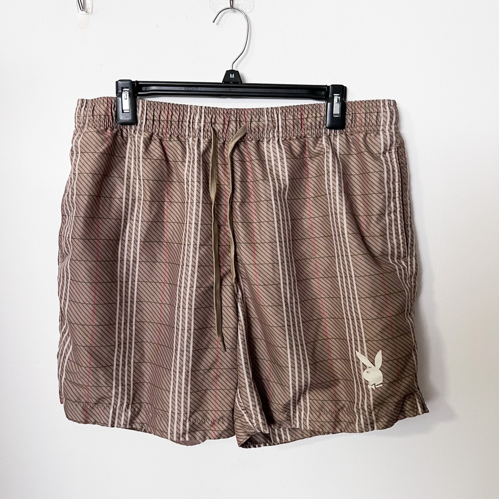 playboy swim trunks
